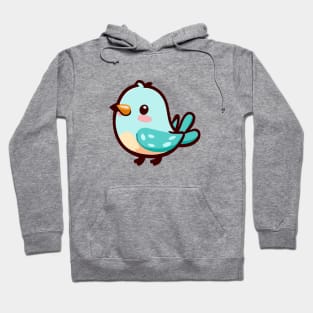 cartoon cute bird vector illustration Hoodie